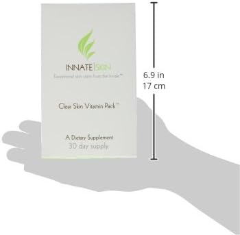 Clear Skin Acne Vitamin System | 20 Botanicals, Minerals & Vitamins | 60 Count Pack of 4 by Innate Skin