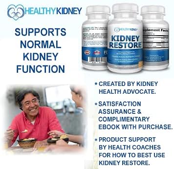 Kidney Restore & Kidney Shield 2-Pack Bundle for Kidney Cleanse, Support Kidney Function, Renal Health and More