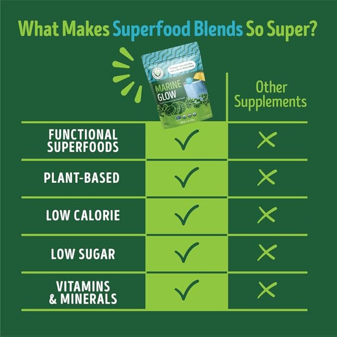 KULI KULI Organic Marine Glow Superfood Blend, 6 OZ