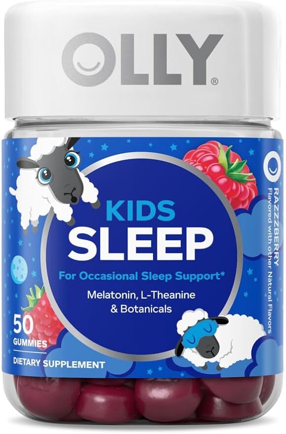 OLLY Kids Sleep Gummy, Melatonin, L-Theanine, Chamomile, 60 & 50 Count
