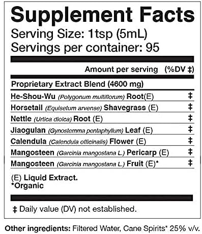 Anima Mundi Plant Based Collagen Booster Elixir - Vegan Beauty Supplement for Skin, Hair and Nails - Herbal Liquid with Fo Ti, Nettle & More - Anima Mundi Beauty Supplements (4oz / 118ml)