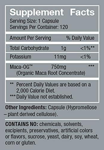 Revolution Macalibrium - Natural Concentrated Gelatinized Maca Supplement to Support Men's Hormone Health, Energy, Strength, Power, and Reproductive Health -360 Vegan Capsules (180 Day Supply)