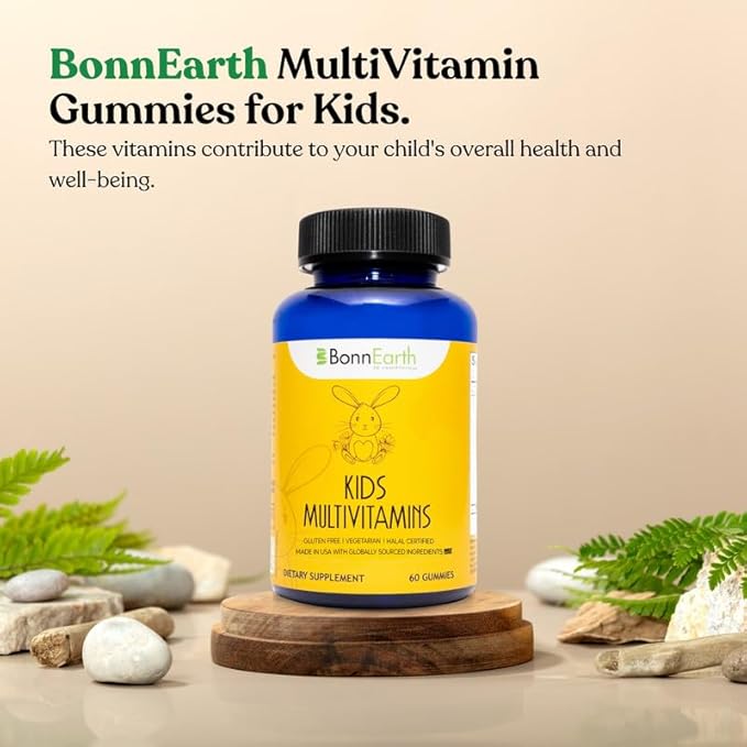 Kids Multivitamin Gummies β Easy to Chew, Delicious Multi-Flavored β Essential Vitamins A, B6, B12, C, D, E, Biotin, Iodine, Zinc β Kids Vitamins for Daily Nutritional Needs β 60 Gummies