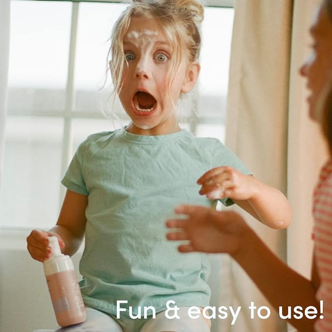 Evereden Kids Face Wash: Cool Peach, 3.4 fl oz. | Gentle Kids Skin Care | Non-toxic and Clean Ingredients | Multi-Vitamin Skin Care for Kids