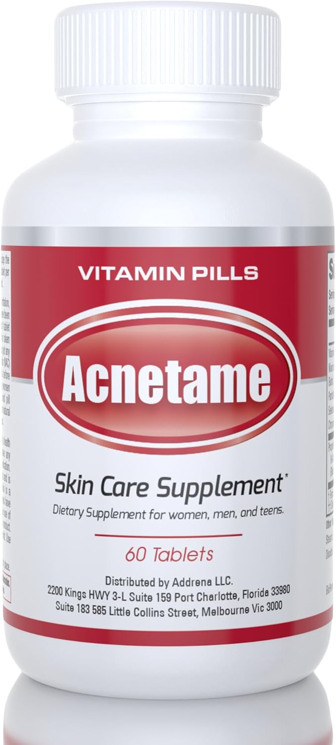 Acne Pills 2 Pack 120 Pills- Vitamin Supplements for Acne Breakouts- Hormonal Pimple Tablets to Clear Oily Skin for Women, Men, Teens, and Adults