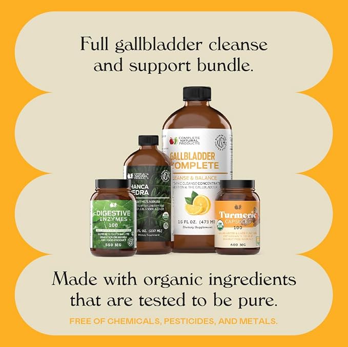 Gallbladder Complete Bundle - Full Gallbladder Cleanse Support