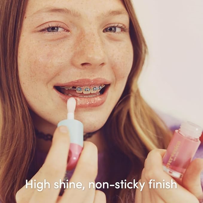 Evereden Happy Kids Skin & Lips Routine - Multi-Vitamin Kids Face Wash & Kids Face Cream & Tinted Lip Oil Set - Clean & Vegan Skin Care for Kids 3+ - Moisturizing, Nourishing, & Protective Kids Skin