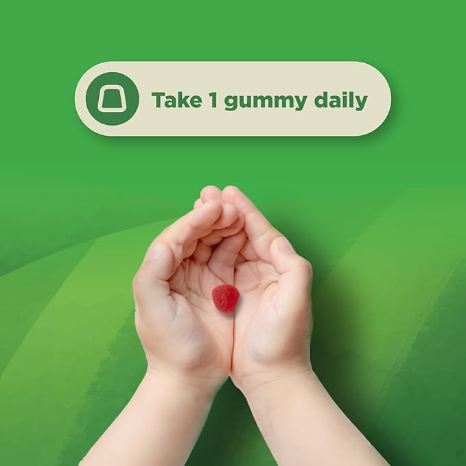 USDA Organic Probiotic Gummies for Kids - Vegan Non-GMO Kids Probiotic Gummy Vitamin for Immunity and Digestive Health - Gentle 2.5B CFU Organic Probiotics for Kids - Strawberry Flavor (4 Month)