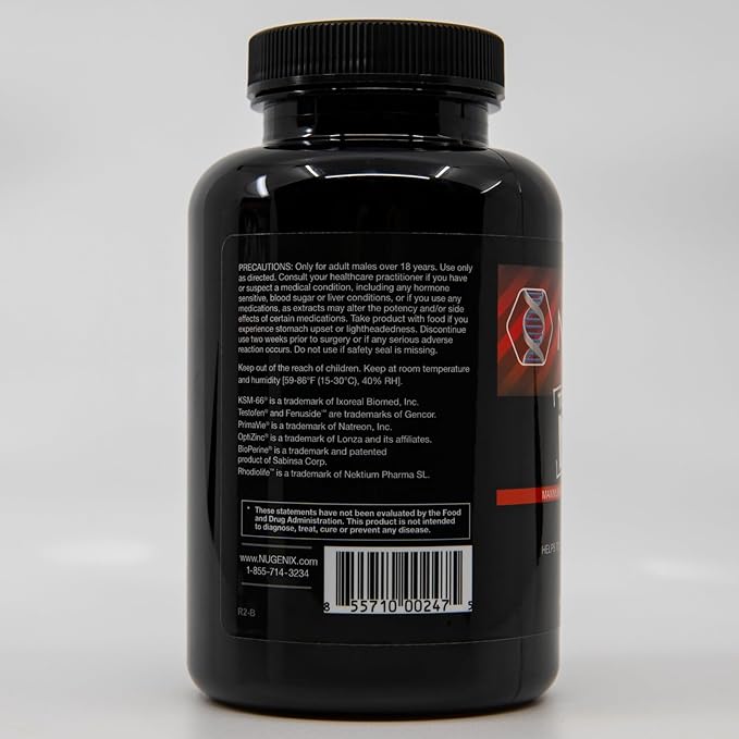 Nugenix Total-T Maxx - Maximum Total Testosterone Booster for Men, 120 Count