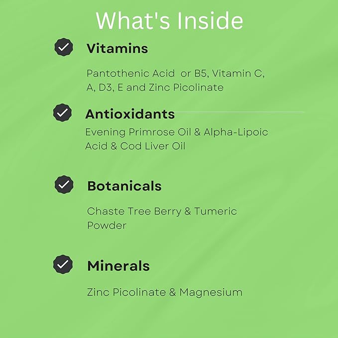 Clear Skin Acne Vitamin System | 20 Antioxidants, Botanicals, Minerals & Vitamins | 60 Count Pack of 2 by Innate Skin