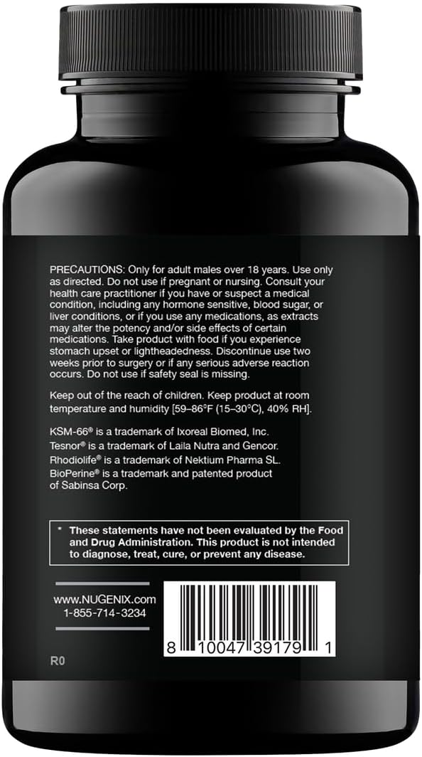 Nugenix Total-T Maxx - Maximum Total Testosterone Booster for Men, 120 Count