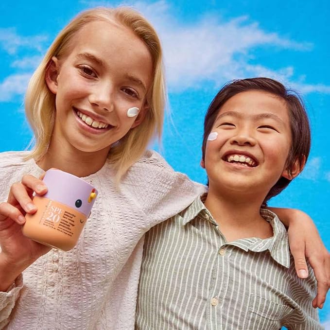 Evereden Kids Face Cream, 1.7 oz. | Fragrance-Free and Kids Face Lotion with SPF 20 | Clean and Non-Toxic Kids Face Moisturizer | Multi-Vitamin Skin Care for Kids | FSA Eligible