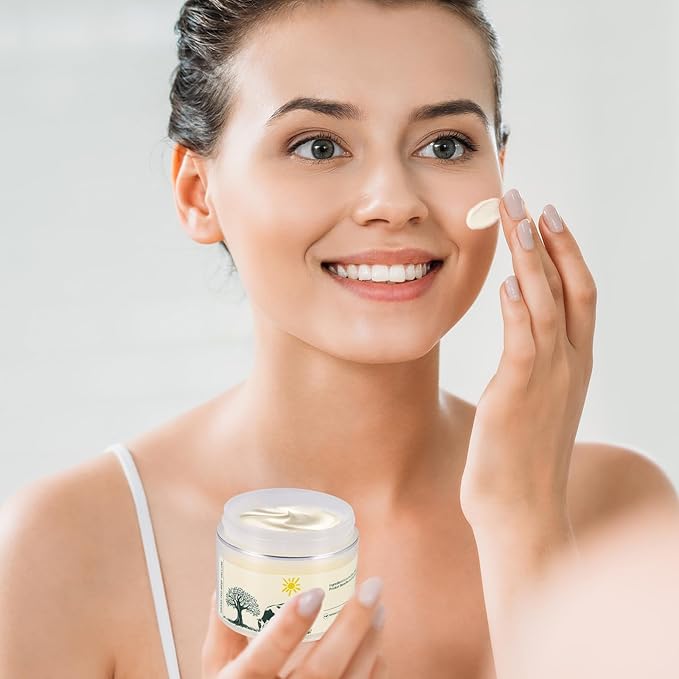 Beef Tallow for Skin, Grass Fed Organic Tallow Balm, Whipped Tallow Face Moisturizer, All-Natural Body Lotion for Dry Skin, Unscented Tallow Cream for Face and Body Care