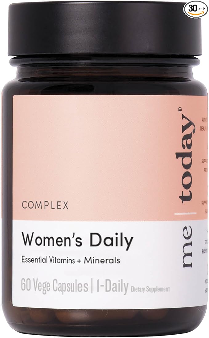 Women's Daily Multivitamin and Mineral Supplement, 30 Capsules, 2 Months Supply, with 27 Vitamins, Including D, C, A, B, Biotin and Zinc, Vegetarian