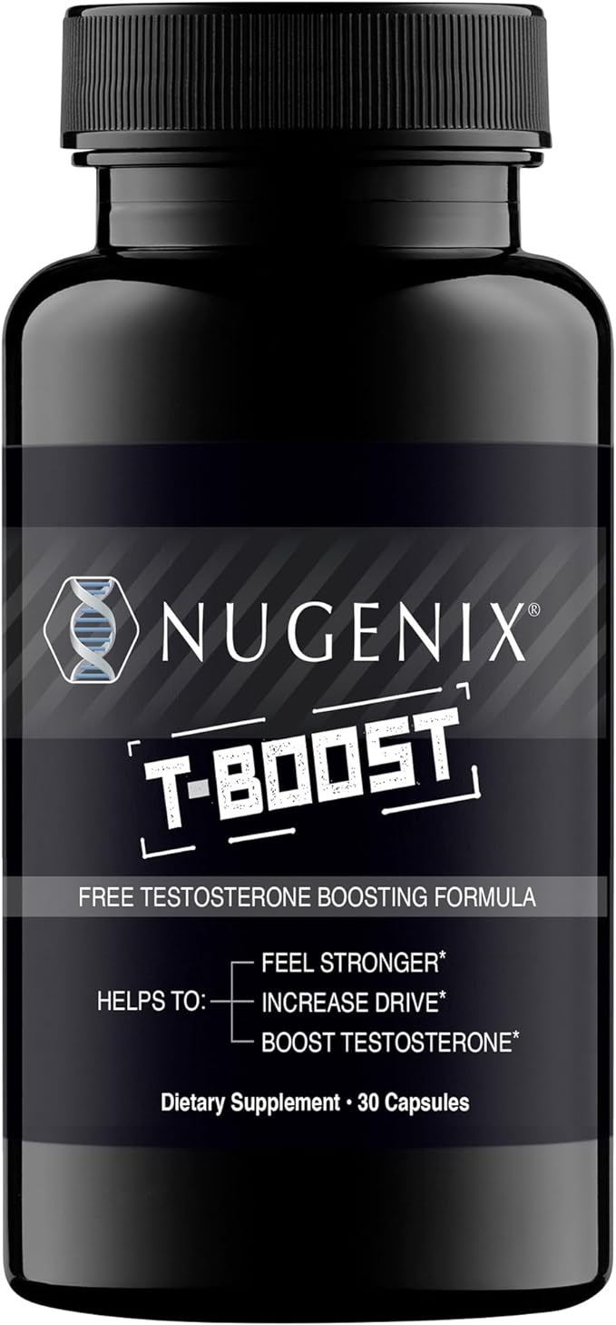 Nugenix T Boost - Free Testosterone Booster Supplement for Men, 30 Count