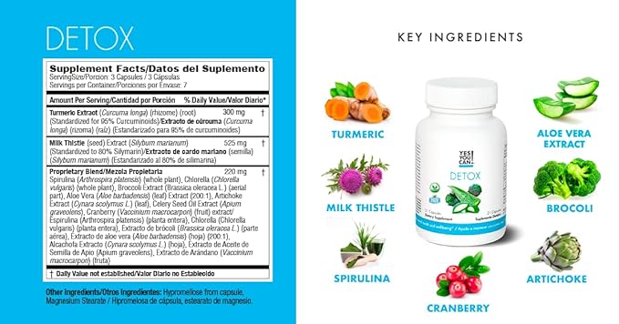 Yes You Can! Detox Plus Kit (Meal Replacement Duce de Leche, Aloe Vera Mango) - Complete Meal Replacement Powder, High Energy Shake Booster, Aloe Vera Detox Supplement, Health Transformation