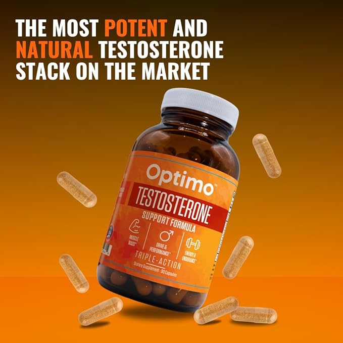 Testosterone Booster Supplement for Men & Women 9 Key Ingredients Tongkat Ali, Tribulus, Fenugreek, Ashwagandha, Maca, Boron, Zinc, VIT D, DAA - 90 Capsules