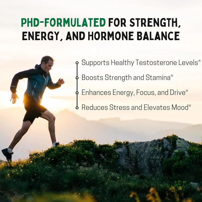 Lifexposure Testosterone Supplement for Men – Clinically Formulated to Support Hormones, Boost Energy, Build Muscle, and Reduce Stress, Trusted by Health Experts – 1 Month Supply