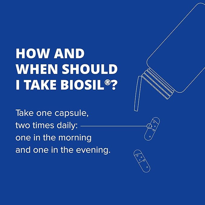 Biosil On Your Game - 60 Veggie Capsules - with Patented ch-OSA Complex - Increase Collagen Production for Joint Pain Relief, Flexibility & Range of Motion - GMO Free - 30-Day Supply