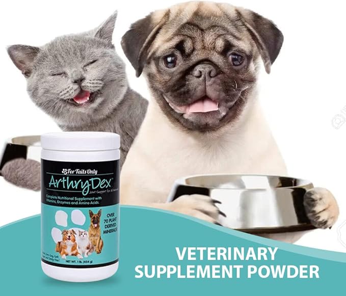 YOUNGEVITY Arthrydex Complete Nutritional Supplement | Vitamins Amino Acids Enzymes | Pets Healthy Bones & Joints -1 lb Canister