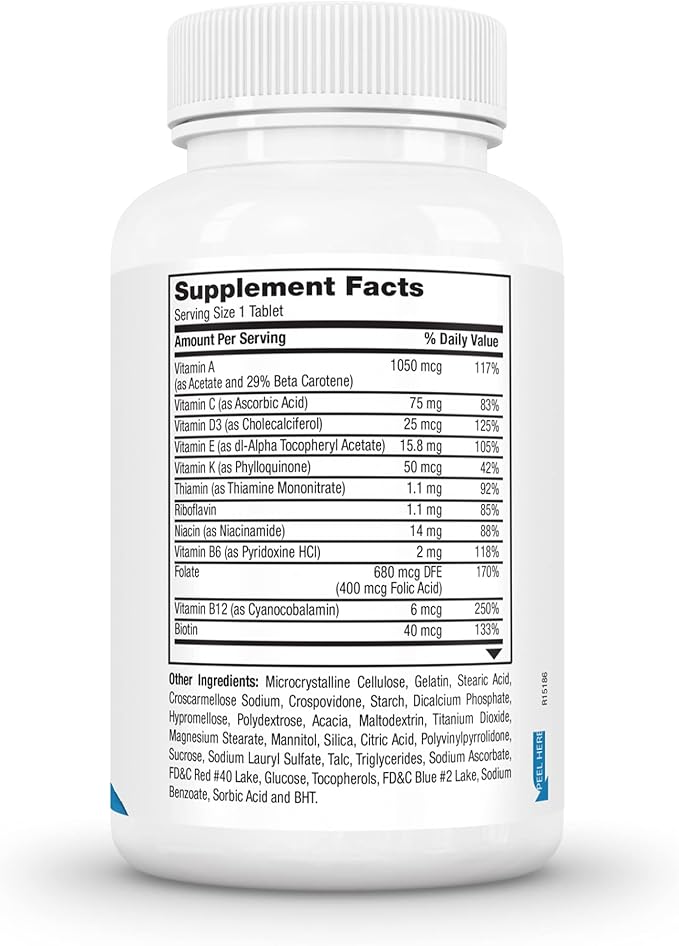 Earth's Splendor Women's Multivitamin, Overall Wellness Support, Multimineral Supplements, Helps Support Metabolism, Vitamin B12, Vitamin A, C, D, E, K, B6, Biotin (120 Immune Support Tablets)