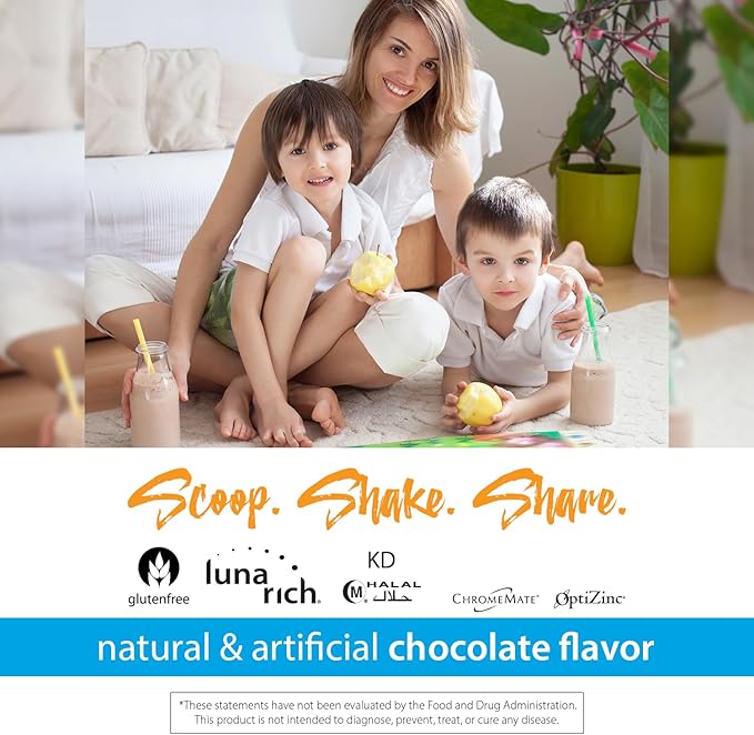 RELIV – Now for Kids – Nutritional Shake That Gives Kids Lasting Energy. Includes Essential Vitamins and Minerals with a Blend of Carbohydrates and Protein. 15 Servings – Chocolate