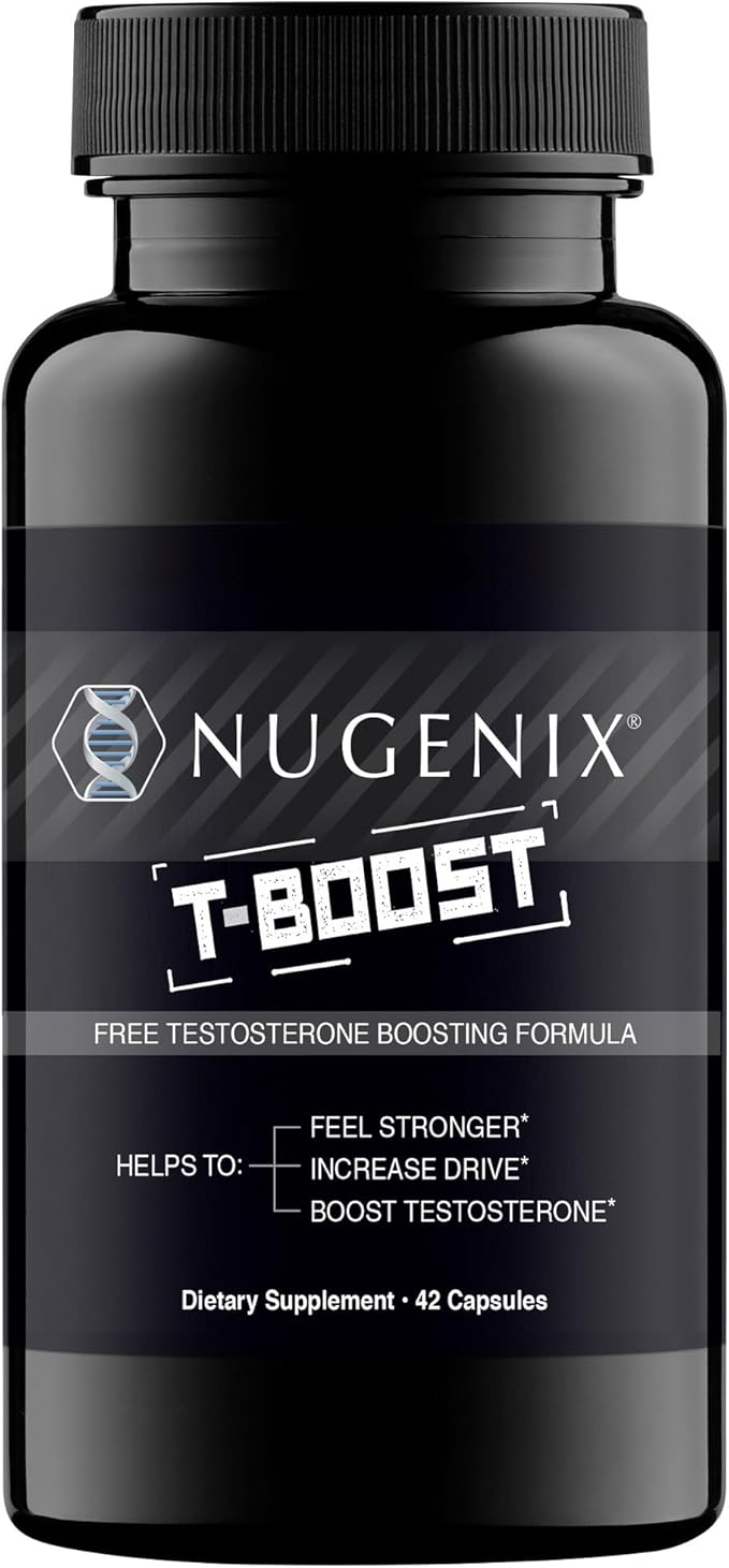 Nugenix T Boost - Free Testosterone Booster Supplement for Men - 42 Count