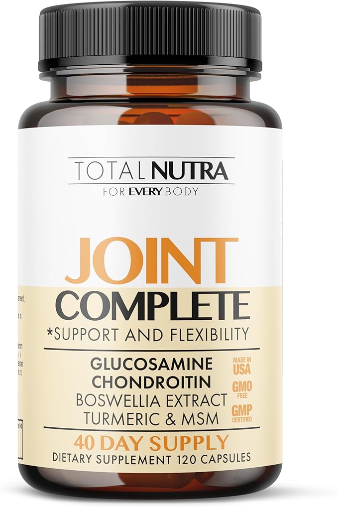 Glucosamine Chondroitin MSM Turmeric 2100mg – Joint Complete Capsules, Advanced Strength Joint Support Supplement for Adults Hands Back Knee Mobility – Bone & Joint Health Supplements for Men & Women