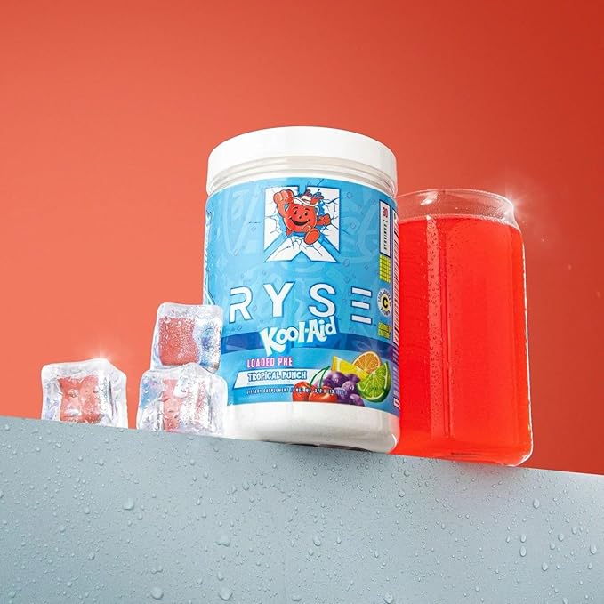 Ryse Loaded Pre Workout Powder Supplement for Men & Women | Pumps, Energy, Focus | Beta Alanine + Citrulline | 325mg Caffeine | 30 Servings (Tropical Punch)