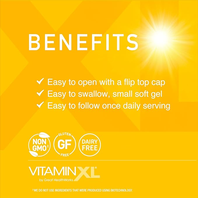 OmegaXL Joint Support Supplement - 60 Softgels & VitaminXL D3 High Potency Daily Vitamin D 5000 IU 125mcg Immune Support Supplement (30 Softgels) - 2 Pack