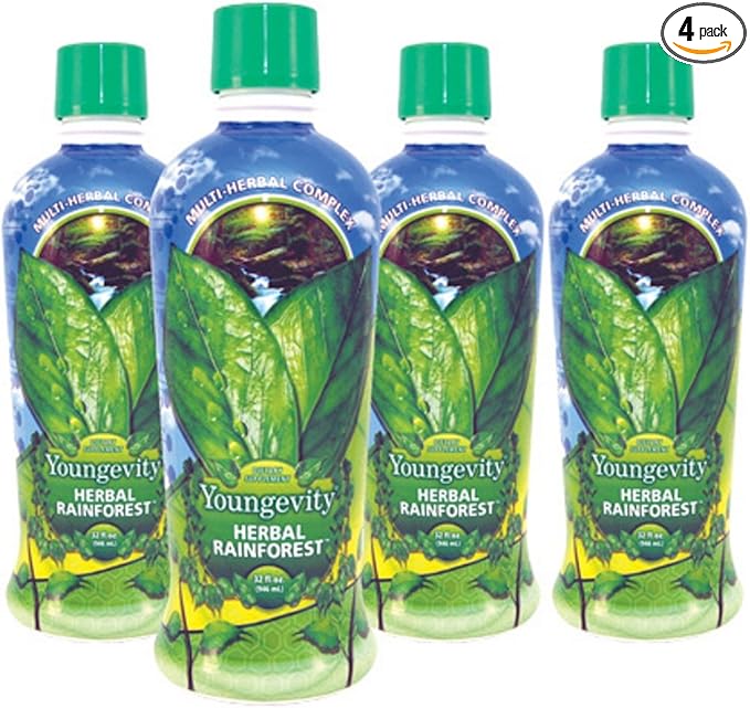 Youngevity Majestic Earth Herbal Rainforest, 32 Fl Oz - Ultimate Multi-Herbal, multivitamin and Mineral Complex for Men, Women, Kids - Immune Support Supplement - Gluten-Free