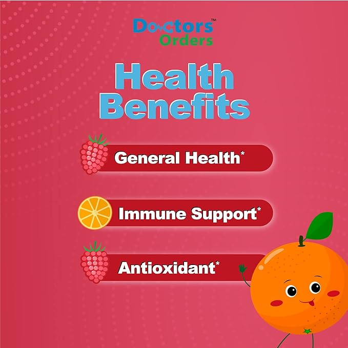 Doctors Finest Multivitamin Gummies for Kids - Vegetarian, GMO-Free & Gluten Free - Great Tasting Fruit Flavors Pectin Chews - 120 Jellies