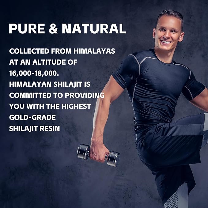Shilajit Pure Himalayan Organic Shilajit Resin - Gold Grade 100% Pure Shilajit for Men & Women | with Fulvic Acid & 85+ Trace Minerals