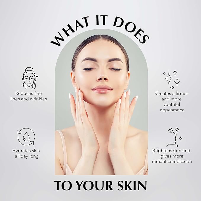 24K Gold + Vitamin C Face Moisturizer, Multi-Vitamin Skin Care Treatment with Orange Extract, Advanced Vitamin C Serum For Lifting and Firming, Face Serum for Skin Repair, 30 ml
