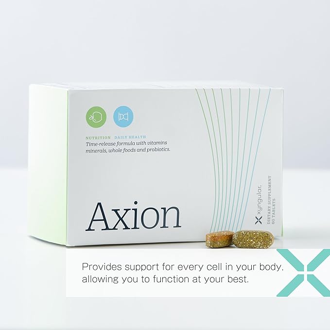 Axion | 60 Tablets | Multivitamin for Women and Men | Vitamins, Minerals, Probiotic, and Digestive Enzymes | Vitamin B12, Vitamin C, Vitamin D, Vitamin E, Magnesium, Zinc, Biotin, and More