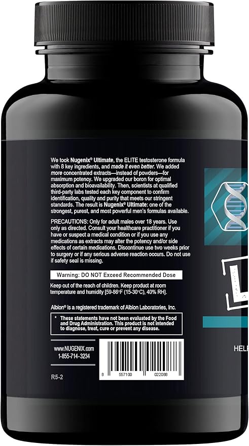Nugenix Ultimate, Testosterone Booster, 120 tablets