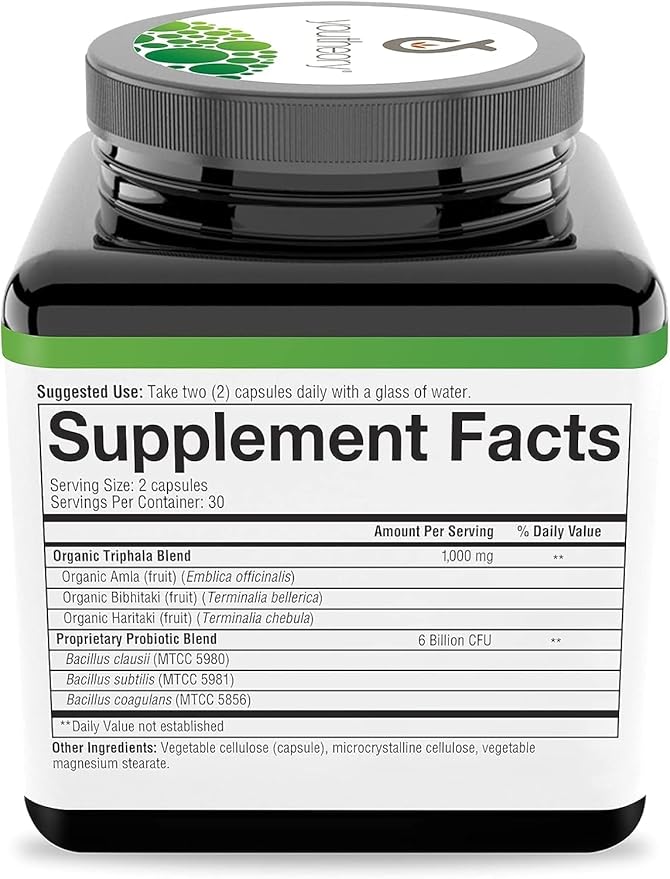 Youtheory Spore Probiotic - 6 Billion CFU - Probiotic Digestive Supplement* - Resists Stomach Acid Breakdown* - Dairy, Gluten & Soy Free - 60 Vegetarian Capsules