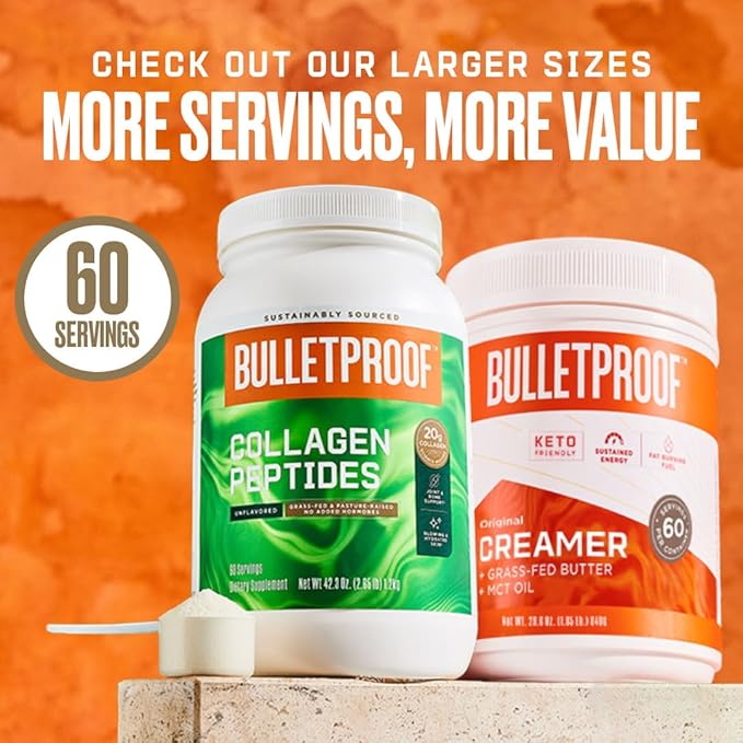 Bulletproof Collagen 18g Protein Powder, 8.5 oz, Unflavored