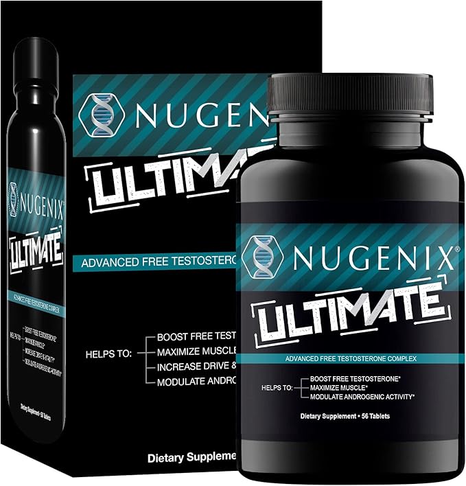 Nugenix Ultimate Free Testosterone Booster Supplement for Men - 56 Count