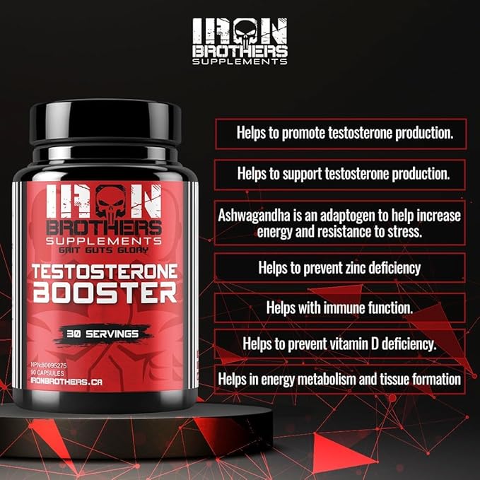 Testosterone Booster Supplements for Men - Estrogen Blocker - Supplement Natural Energy, Strength & Stamina - Lean Muscle Growth - Promotes Fat Loss - Increase Male Performance (2 Bottles)