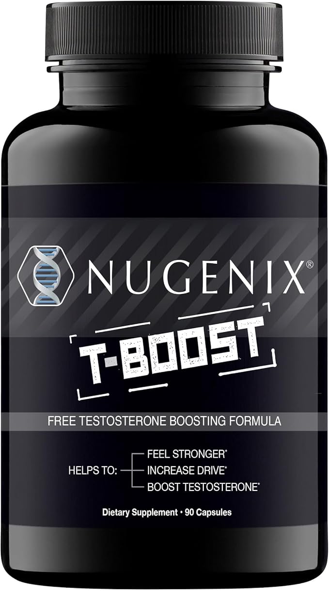 Nugenix T Boost - Free Testosterone Booster Supplement for Men, 90 Count