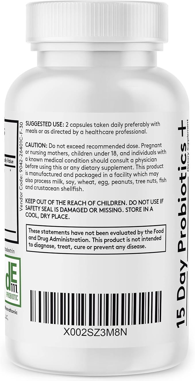 Youth & Tonic Oregano & Caprylic Acid Gut Health Supplement with Probiotics & Herbs for Gut Flora Balance, Digestive & Intestinal Health and Immune Support – 90 Capsules