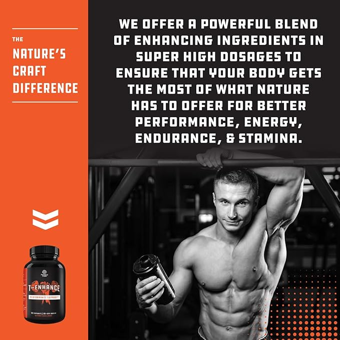 Testosterone Supplement for Men with Tongkat Ali and Horny Goat Weed - Testosterone Booster for Men for Energy Muscles and Drive with Invigorating Herbal Maca Root for Men (1 Month Supply)