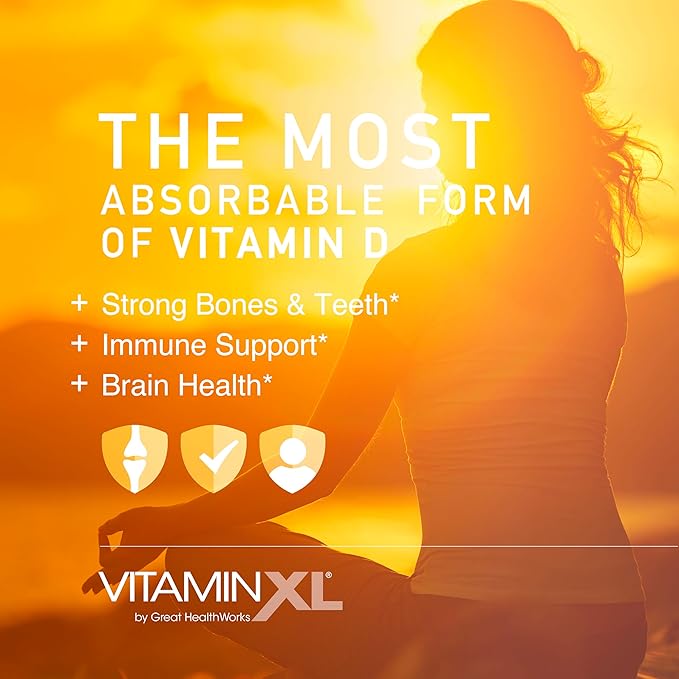 OmegaXL Joint Support Supplement - 60 Softgels & VitaminXL D3 High Potency Daily Vitamin D 5000 IU 125mcg Immune Support Supplement (30 Softgels) - 2 Pack