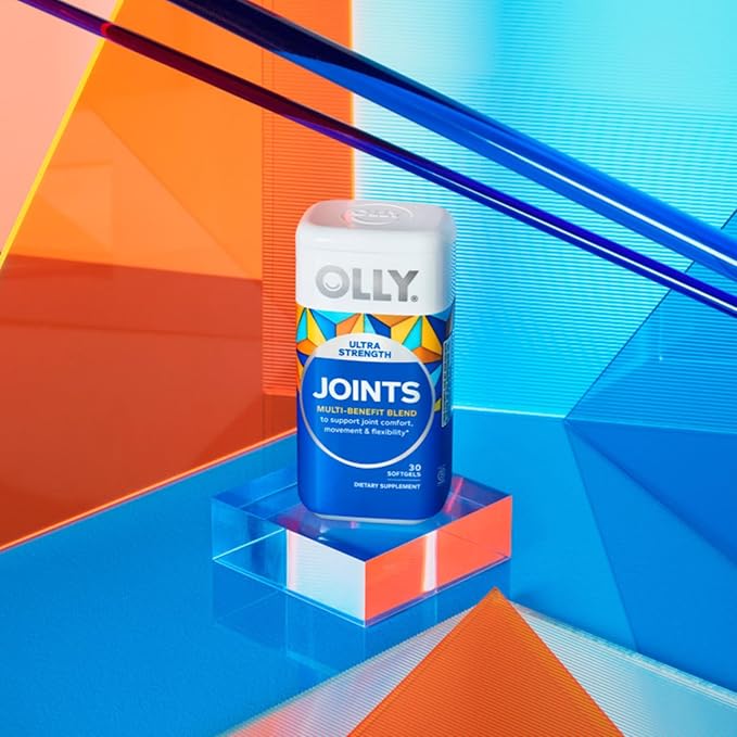 OLLY Ultra Joint Softgels, Boswellic Extract, Turmeric, Vitamin D, Boron, 30 Day Supply - 30ct