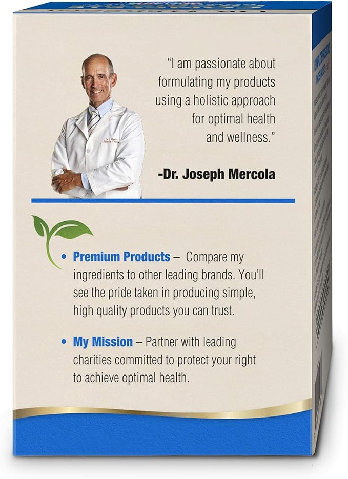 Dr. Mercola, Complete Probiotics Powder Packets for Kids, 30 Servings (30 Packets) (10 Billion CFU), Supports a Healthy Gut, Non GMO, Soy Free, Gluten Free