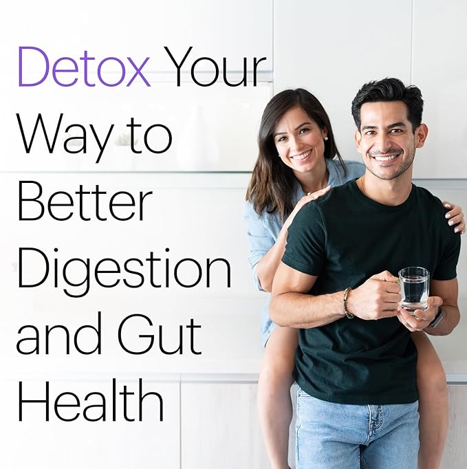Wellthy Full Body Detox and Immune Support - Advanced Digestive Health, Gut Cleanse and Bloating Relief - All Natural Formula with Milk Thistle, Dandelion Extract and L-Carnitine | 30-Day Supply