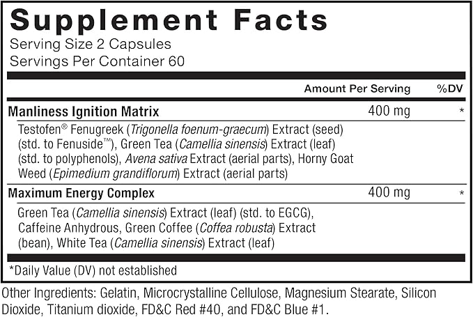 Force Factor Test X180 Ignite 120ct 2-Pack, 240 Count