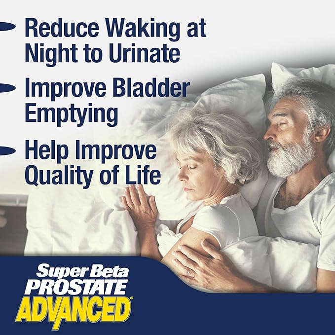 Super Beta Prostate Advanced Chewables - Prostate Support Supplement for Men's Health (60 Chews, 1-Bottle)