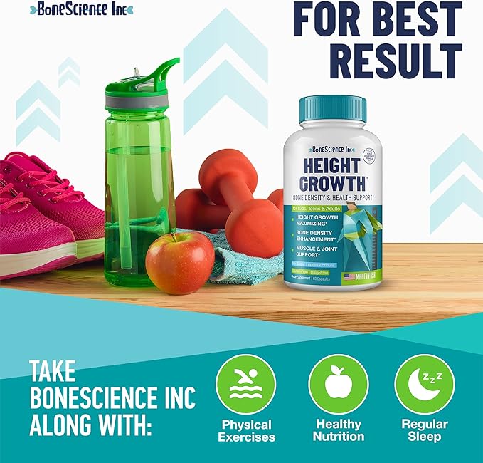 (Pack of 2) Height Growth Maximizer - Reach Natural Height - Made in USA - Height Pills Bone Growth - Grow Taller Supplement for Adults & Kids - Height Increase Pills - Maximum Height Growth Formula